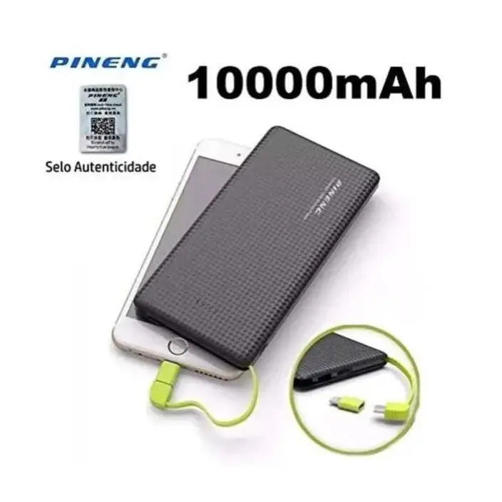 Power Bank Pineng 10.000mAh IPhone V8 Portable Charger