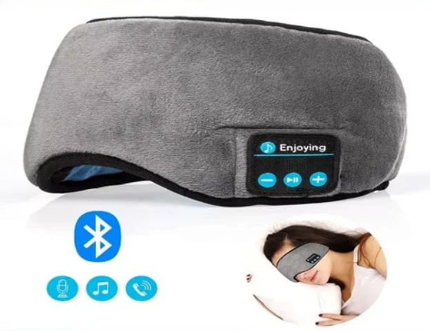 Máscara  de olho para dormir com Bluetooth